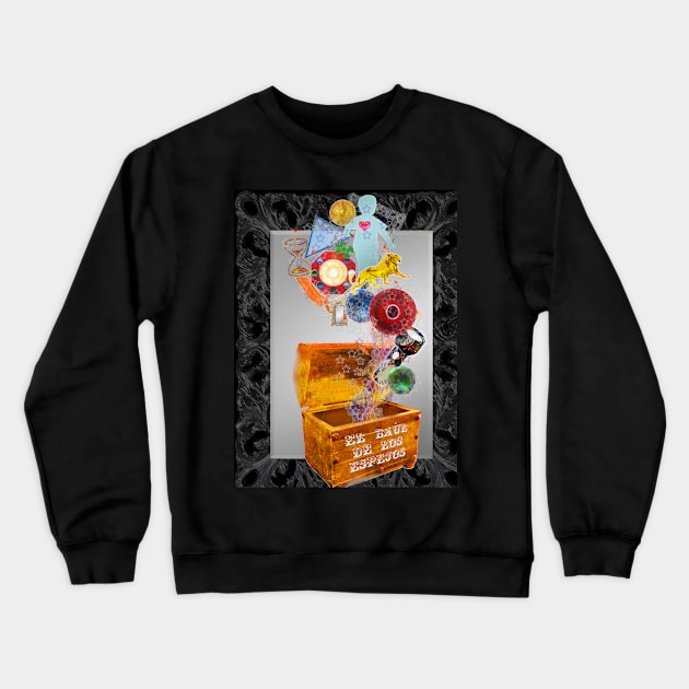 EL BAÚL DE LOS ESPEJOS Crewneck Sweatshirt by FREESA